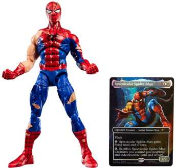 Hasbro Marvel Legends Spider-Man x Magic: The Gathering Spider-Man 6  Action Figure & Trading Card