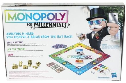 Hasbro Monopoly for Millennials Board G. Bordspel