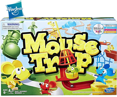 Hasbro Mouse Trap Game Classic Family Friend Party Funny Puzzle Games Education Toys Boys Girls Kids Toy Birthday Christmas Gift