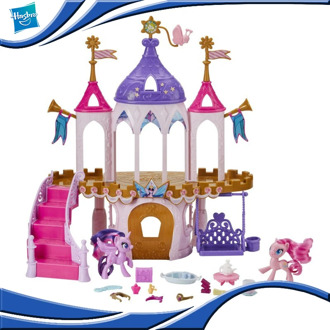 Hasbro My Little Pony Friendship Fantasy Castle Set Girl Play House Doll for Children Toy Gift
