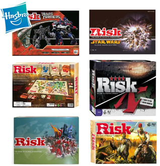 Hasbro Risk Game Six Strategic Conquer English Card Party Games Multiplayer Interactive Board