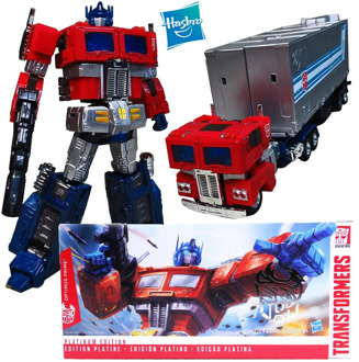 Hasbro Rooster Limited Platinum Edition THS-02 19cm Optimus Prime Set Children's Birthday Gifts Collection Model