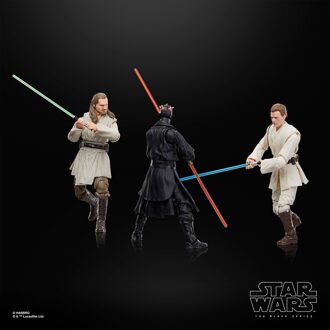Hasbro Star Wars Episode I Black Series Action Figure 3-Pack Qui-Gon Jinn, Darth Maul, Obi-Wan Kenobi 15 cm
