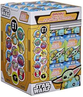 Hasbro Star Wars Mini Figures 4 cm Grogu Snack Attack Series 1 Blind Box Display (24)