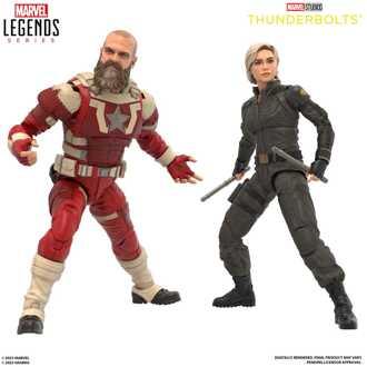 Hasbro Thunderbolts Marvel Legends Action Figure 2-Pack Yelena Belova & Red Guardian 15 cm