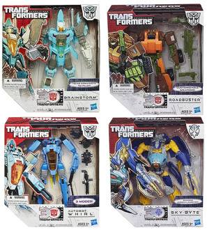 Hasbro Transformers Generations 30th Anniversary Voyager Class Autobot Brainstorm Whirl Roadbuster Sky Byte Action Figure Toy