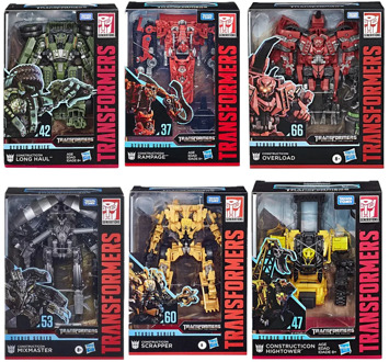 Hasbro Transformers Studio Series 53 Deluxe Class Movie4 Master blender & Scavenger & Long Haul Action Figure Model Toy Hercules