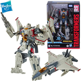 Hasbro Transformers Toy Studio Series 65 Voyager Class Movie Blitzwing 3 Changer Airplane Action Figures Model Toys SS65