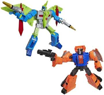 Hasbro Transformers Toys Age of the Primes G2 Dinobot Swoop and G2 Dinobot Sludge 8.5  Figures, 8+