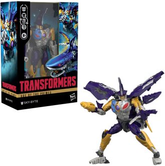 Hasbro Transformers Toys Age of the Primes Voyager Class Sky-Byte 7” Action Figure, 8+