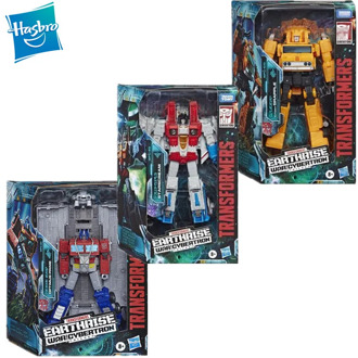 Hasbro Transformers Toys Generations War for Cybertron Earthrise Voyager Starscream Autobot Grapple Optimus Prime Figure Toy