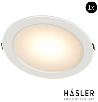 Hasler Inbouwspot Häsler Toledo Incl. Fase Aansnijding Dimbaar 13.7 cm 8 Watt Warm Wit Set 10x - Set 1 Spot