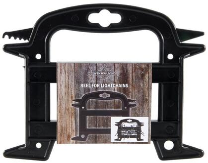Haspel voor kerstverlichting zwart