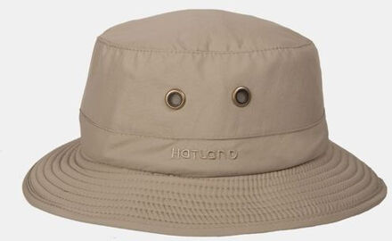 Hatland Verkoelende UV Bucket hoed voor heren - Lykens Cooldown - Khaki - maat XL (61CM)