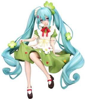 Hatsune Miku Noodle Stopper PVC Statue Flower Fairy Clover 15 cm