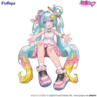 Hatsune Miku Noodle Stopper PVC Statue Hatsune Miku 10th Anniversary 14 cm