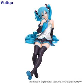 Hatsune Miku Noodle Stopper PVC Statue Kuroboshi Kouhaku Ver. (re-run) 14 cm