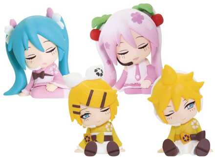 Hatsune Miku Twinchees Mini Figures Lil' Sleepers Wave 3 5 cm Blind Pack Display (24)
