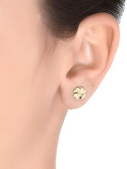 Hatua Oorbellen Zilver, geelgoud en Cz