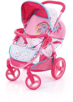 Hauck My Little Pony Tweeling Poppenwagen
