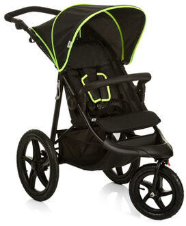 Hauck Runner Kinderwagen - Zwart/Neon Geel