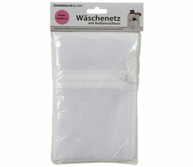 Haushalt Waszak voor kwetsbare kleding wasgoed/waszak - wit - large size - 50 x 60 cm - Waszakken