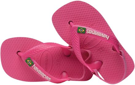 Havaianas Brasil Logo Baby - Roze Kinderslippers - 21