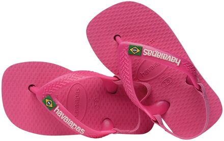 Havaianas Brasil Logo Baby - Roze Kinderslippers - 22