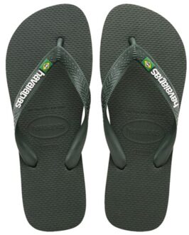 Havaianas Brasil Logo Slippers Havaianas , Green , Heren - 45 Eu,39 Eu,41 EU