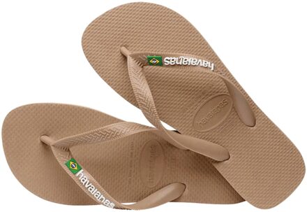 Havaianas Brasil Logo Teenslipper Senior bruin - 39-40