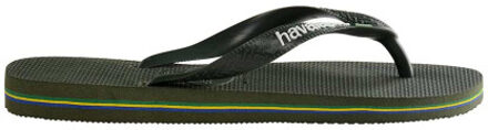 Havaianas Brasil - Olijfgroene Teenslippers - 39 - 40