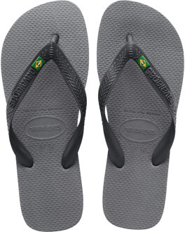 Havaianas Brasil Slippers  Slippers - Maat 39/40 - Unisex - grijs