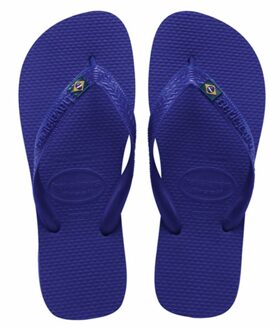 Havaianas Brasil Unisex Slippers - Marine-Blue - 39/40