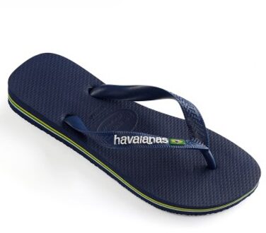 Havaianas Kids Brasil Logo * Actie * Blauw - Maat 27/28,Maat 29/30,Maat 31/32