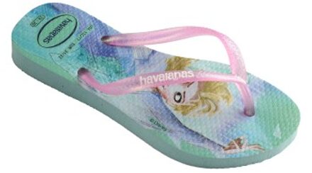 Havaianas Kids Slim Frozen * Actie * Blauw,Roze,Versch.kleure/Patroon - Maat 33/34