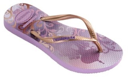 Havaianas Kids Slim Frozen Princess * Actie * Lila,Wit,Versch.kleure/Patroon - Maat 33/34