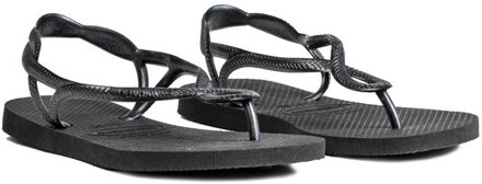 Havaianas Luna Dames Slippers - Black - Maat 39/40
