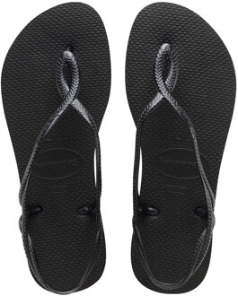 Havaianas Luna Dames Slippers - Black - Maat 41/42