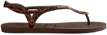 Havaianas Luna Premium II Teenslippers Dames bruin - 41-42