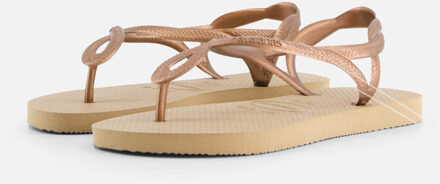 Havaianas Luna Sandalen goud Rubber Roze - 35/36,37/38,39/40,41/42