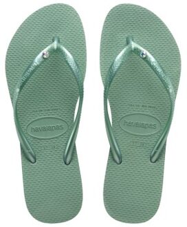 Havaianas Slim Crystal SW II * Actie * Zwart,Groen,Beige - Maat 35/36,Maat 37/38,Maat 39/40,Maat 41/42