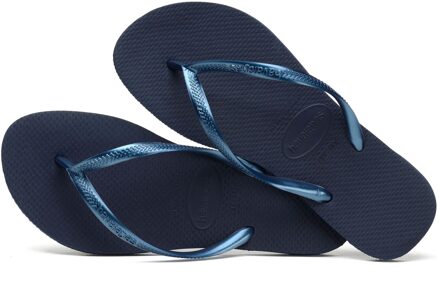 Havaianas Slim Dames Slippers - Navy Blue - Maat 33/34