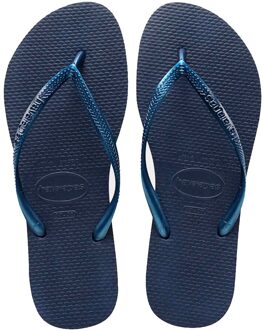 Havaianas Slim Dames Slippers - Navy Blue - Maat 39/40