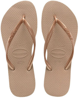 Havaianas Slim Dames Slippers - Rose Gold - Maat 37/38