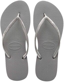 Havaianas Slim Dames Slippers - Steel Grey - Maat 37/38