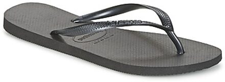 Havaianas Slim Dames Slippers - Zwart - Maat 39/40