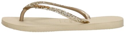Havaianas Slim Glitter Beige - 35/36