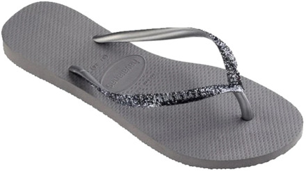 Havaianas Slim Glitter II Teenslippers Dames goud - beige - 35-36