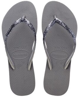 Havaianas Slim Glitter II Zwart,Grijs,Geel,Beige - Maat 35/36,Maat 41/42