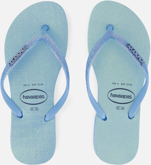 Havaianas Slim Glitter Slippers blauw Rubber - 35/36,37/38,41/42